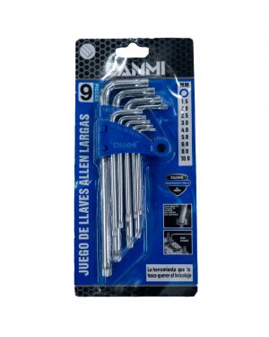 CONJUNTO DE CHAVES TORX 9 PEÇAS (H21664)