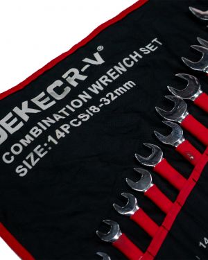 CONJUNTO DE FERRAMENTAS INTERC. CHAVES COMBINADAS 8-32mm – (H22713)